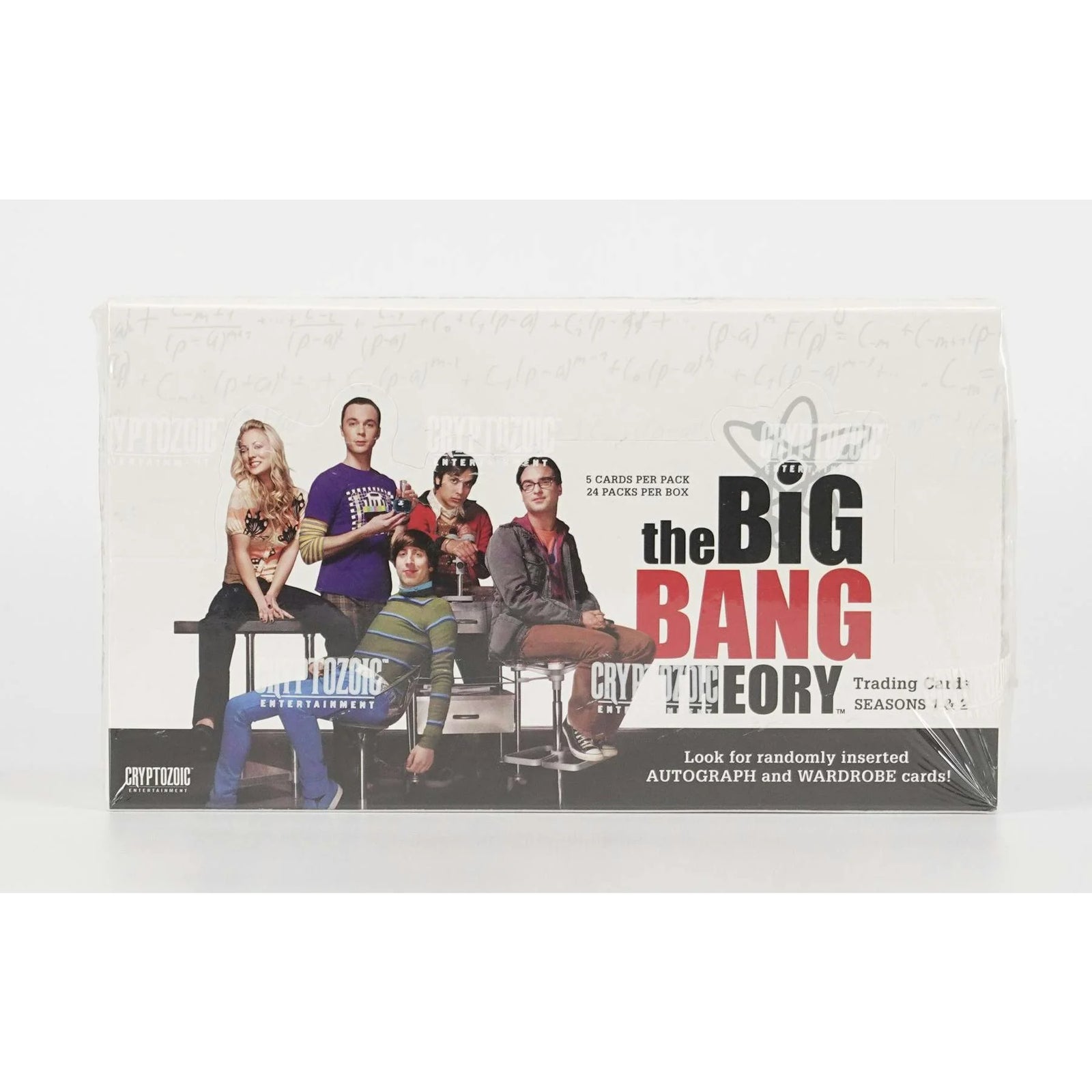 DRAFT - 2012 Cryptozoic The Big Bang Theory Seasons 1 & 2 Trading Cards Box