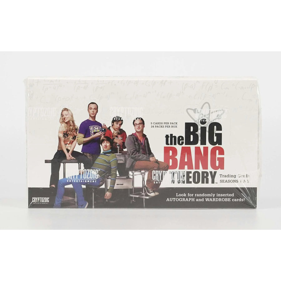 DRAFT - 2012 Cryptozoic The Big Bang Theory Seasons 1 & 2 Trading Cards Box