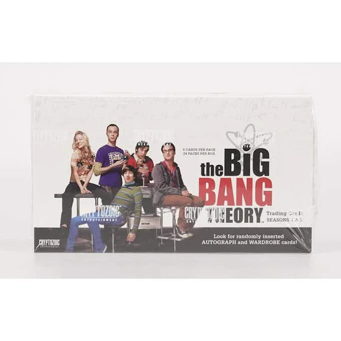 DRAFT - 2012 Cryptozoic The Big Bang Theory Seasons 1 & 2 Trading Cards Box