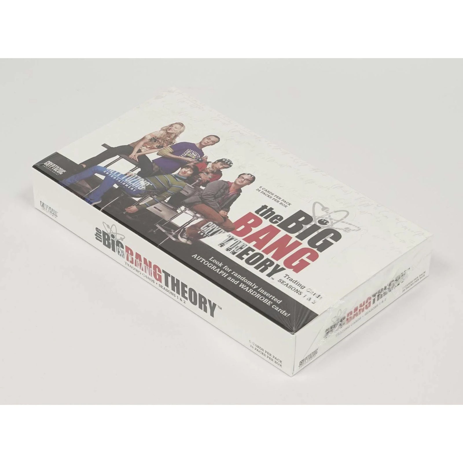 DRAFT - 2012 Cryptozoic The Big Bang Theory Seasons 1 & 2 Trading Cards Box