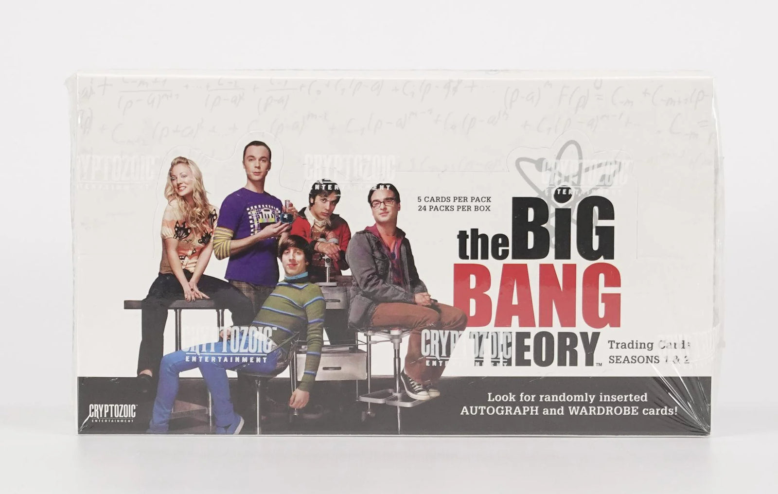 DRAFT - 2012 Cryptozoic The Big Bang Theory Seasons 1 & 2 Trading Cards Box