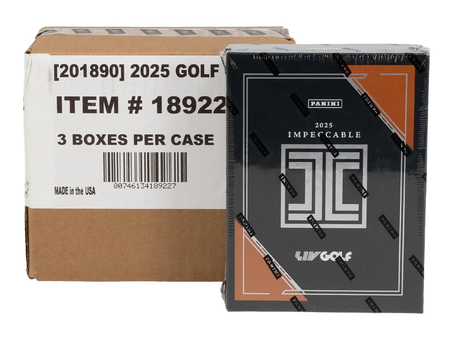 DRAFT - 2025 Panini Impeccable LIV Golf Hobby 3-Box Case | SKU BV9Y0IZLZQ