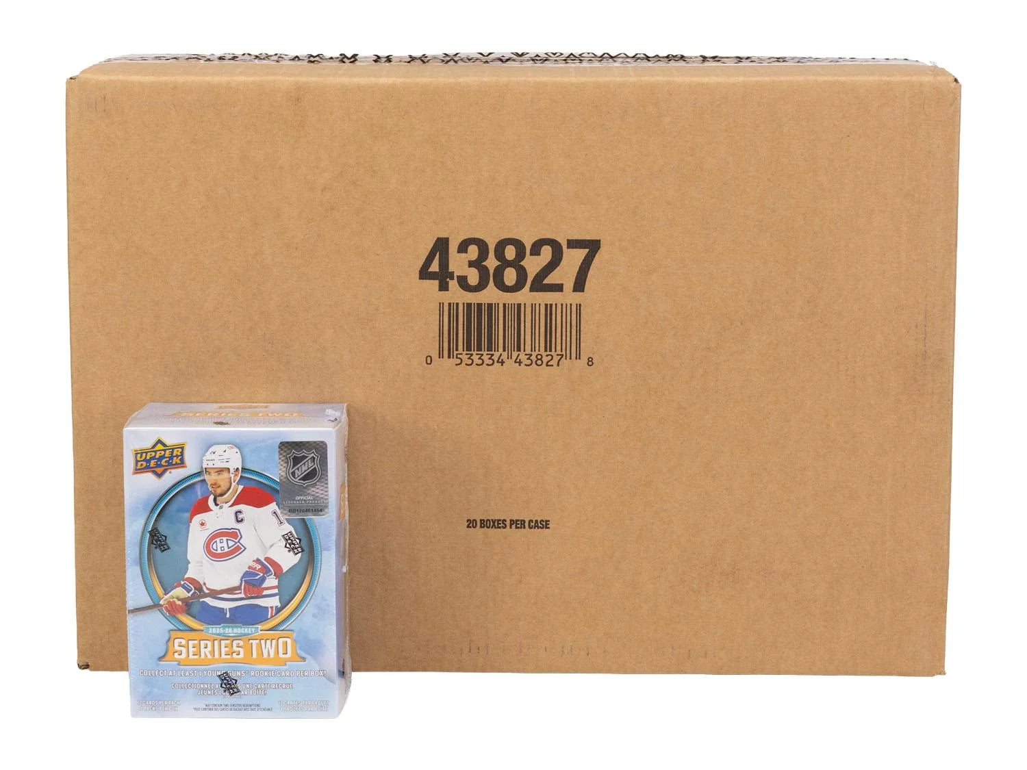 DRAFT - New 2025/26 Upper Deck Series 2 Hockey Blaster 20-Box Case