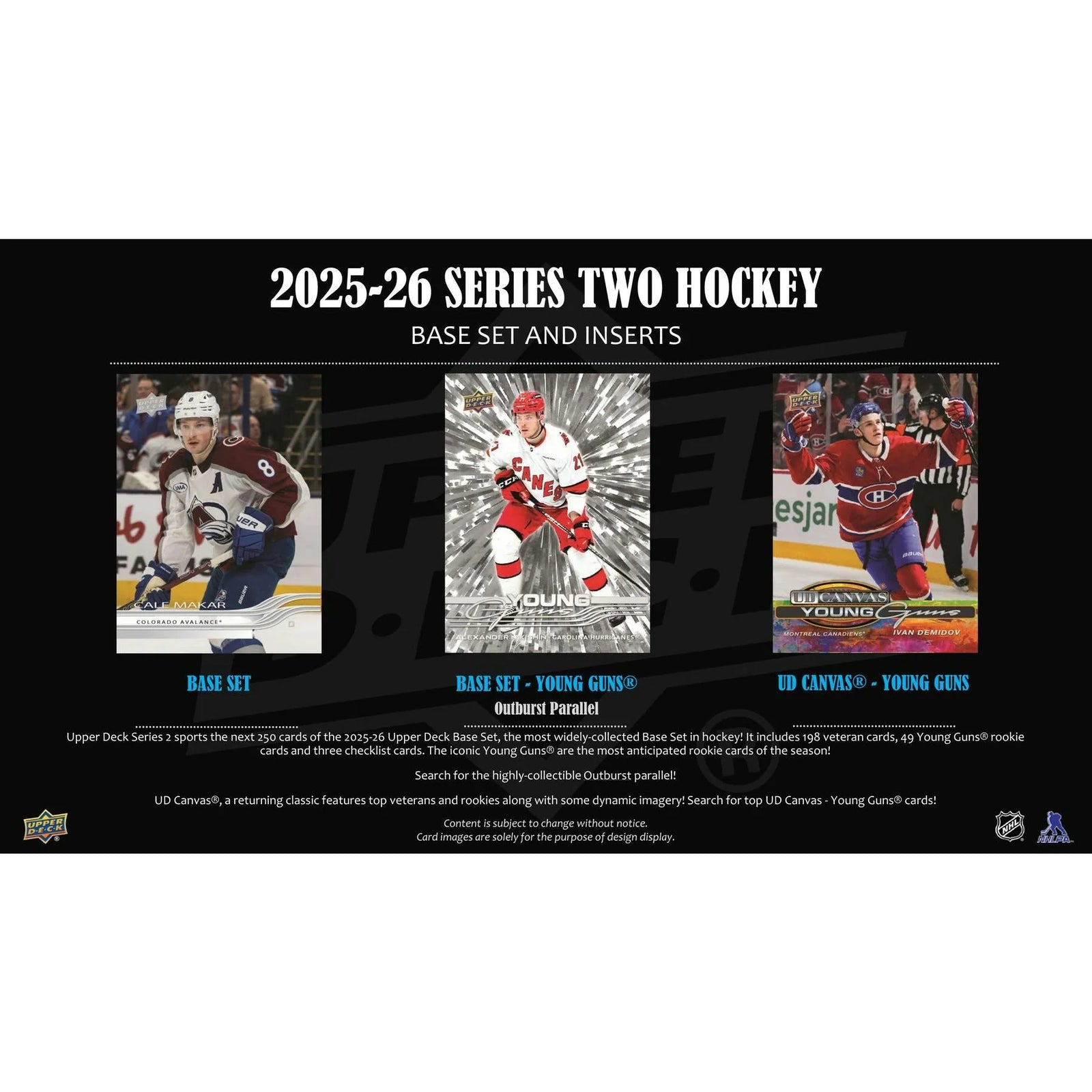 DRAFT - New 2025/26 Upper Deck Series 2 Hockey Blaster 20-Box Case