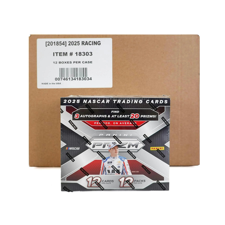 DRAFT - New 2025 Panini Prizm NASCAR Racing Hobby 12-Box Case