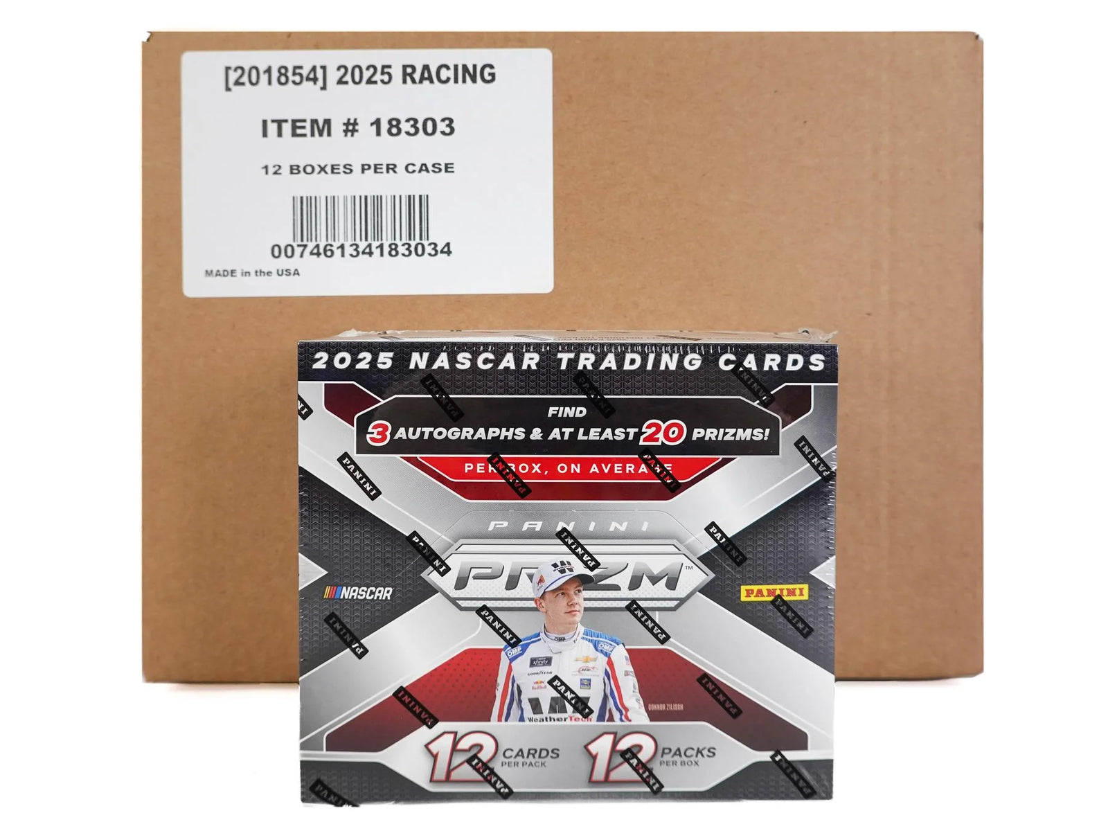 DRAFT - New 2025 Panini Prizm NASCAR Racing Hobby 12-Box Case