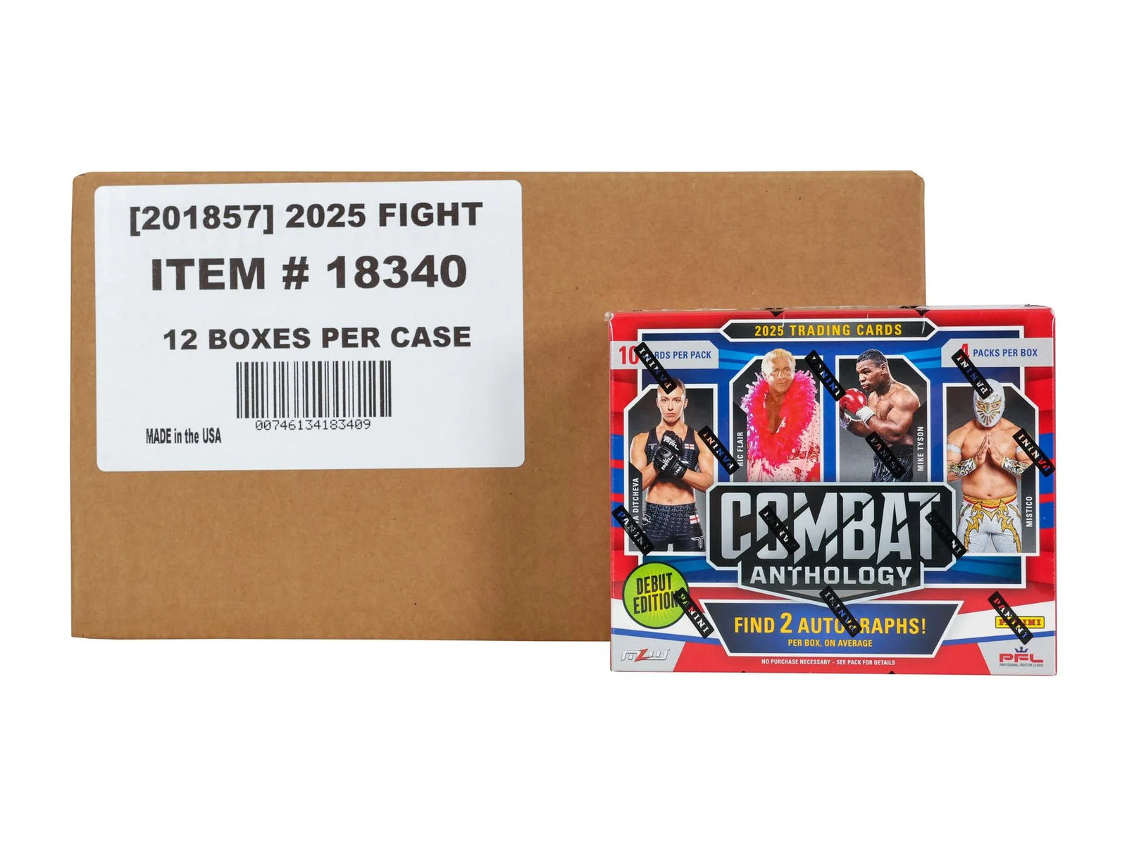DRAFT - 2025 Panini Combat Anthology MMA Hobby 12-Box Case | Sealed