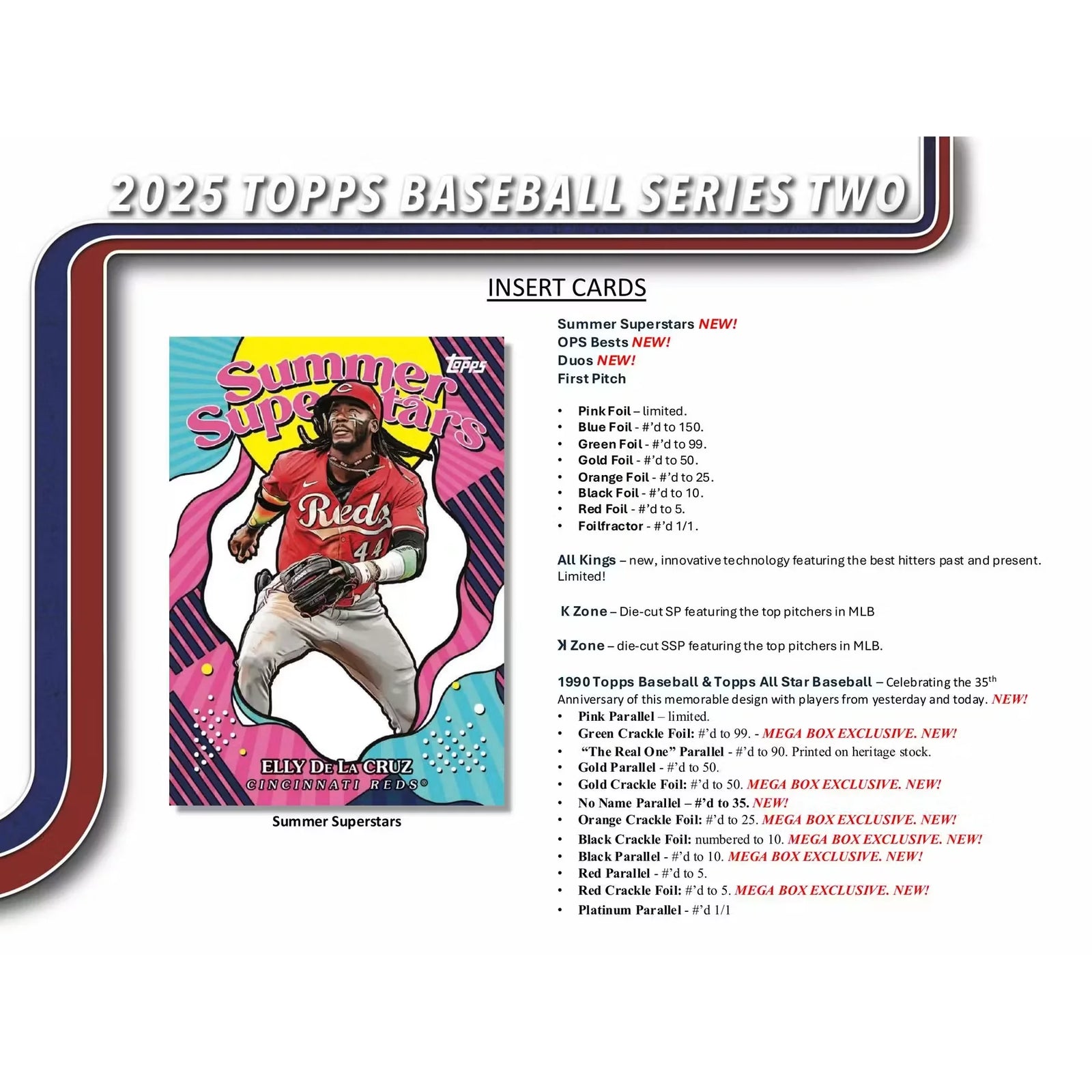 2025 Topps Series 2 Baseball Retail Box 20 Pack