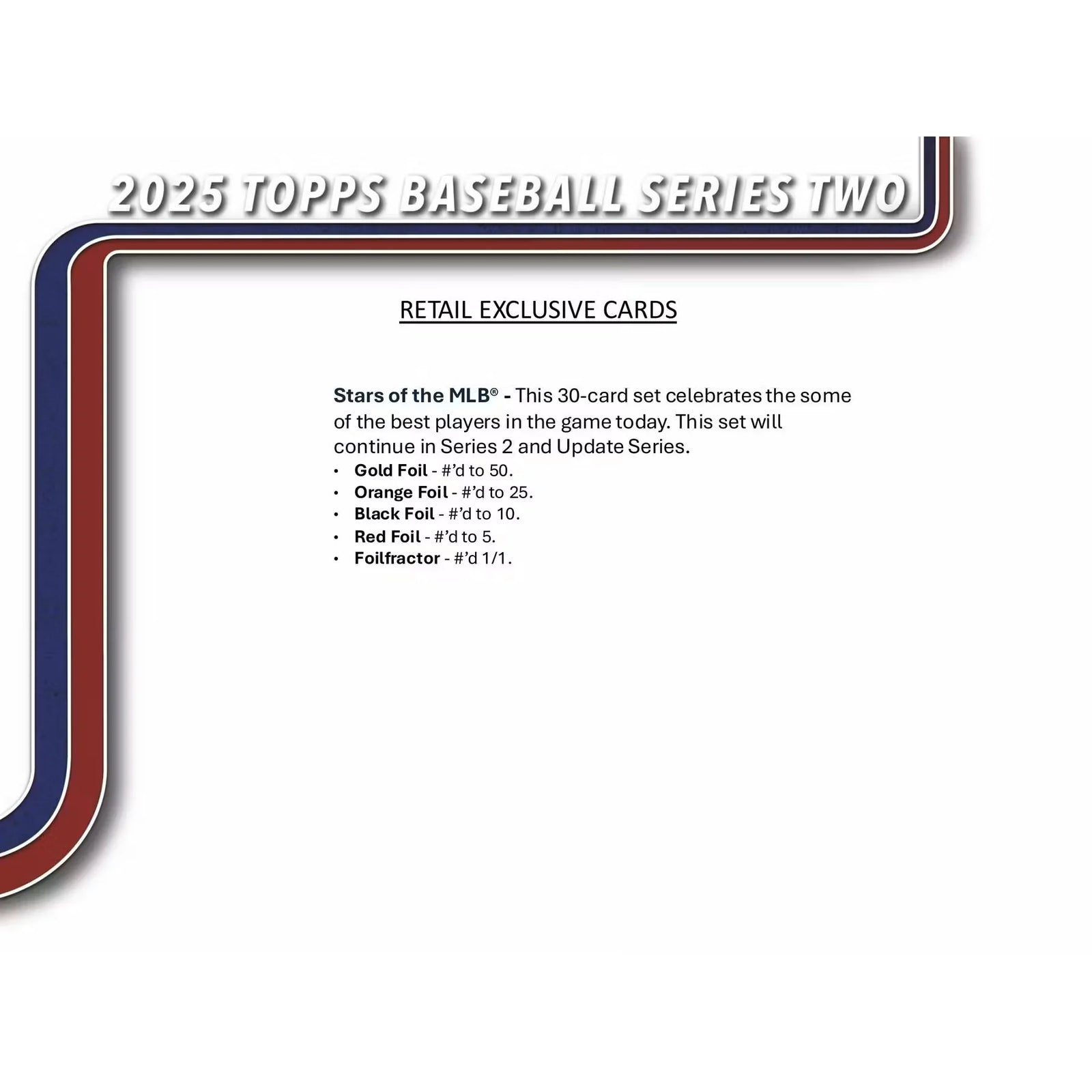 2025 Topps Series 2 Baseball Retail Box 20 Pack