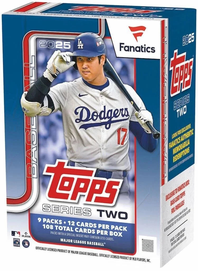 DRAFT - New 2025 Topps Series 2 Baseball Fanatics Blaster 40-Box Case