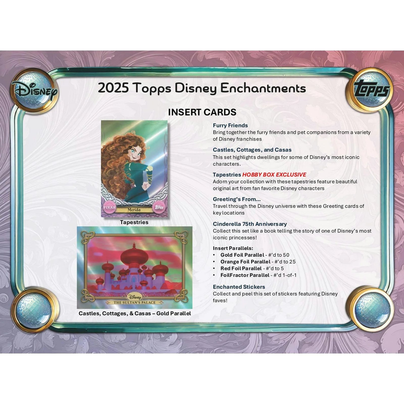 DRAFT - 2025 Topps Disney Wonder Winter Mega 20-Box Case | Sealed