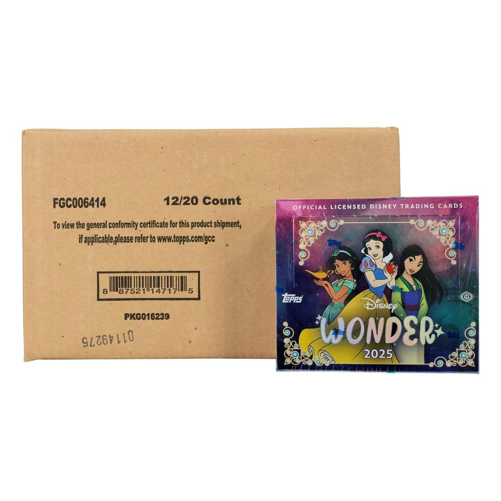 DRAFT - 2025 Topps Disney Wonder Hobby 12-Box Case | SKU BVA20K123V