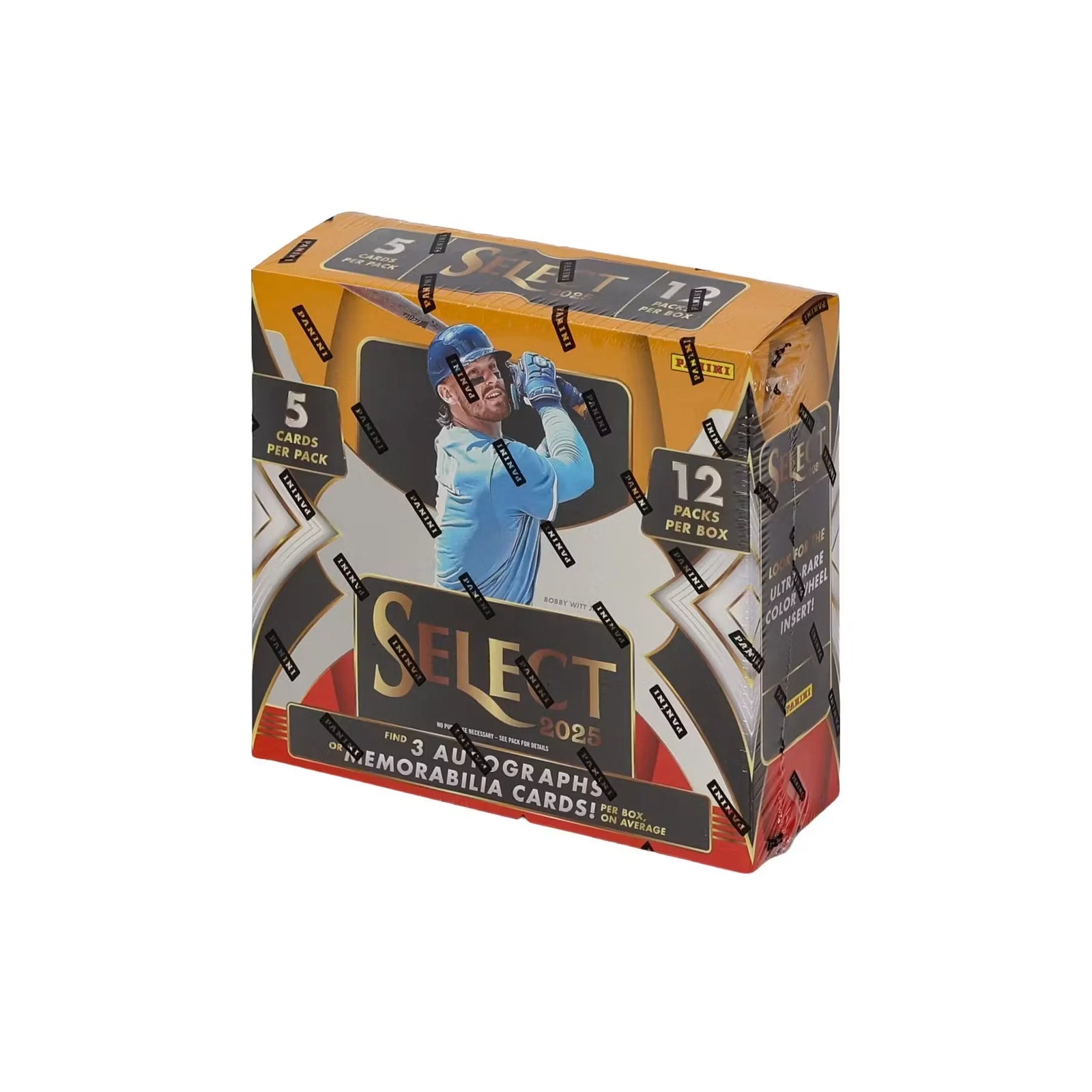 2025 Panini Select Baseball Hobby 12-Box Case (Ships Sealed Only)