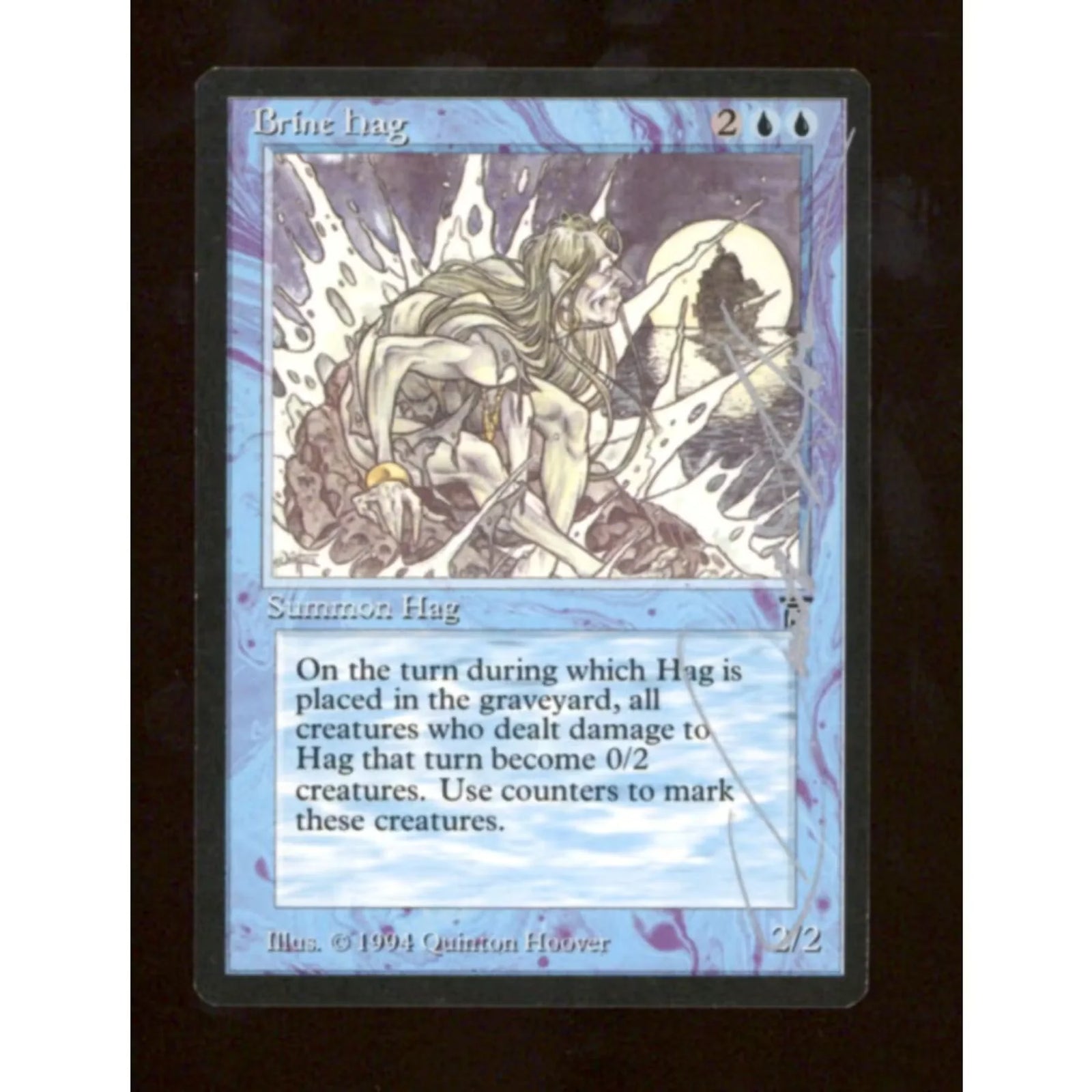 Brine Hag Magic: The Gathering Legends Card | Signed by Quinton Hoover