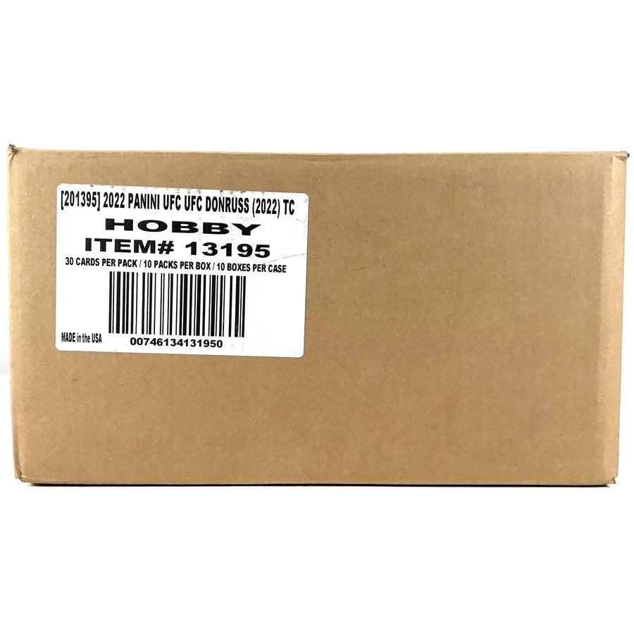 2022 Panini Donruss UFC Hobby 10-Box Case (Ships Sealed Only)