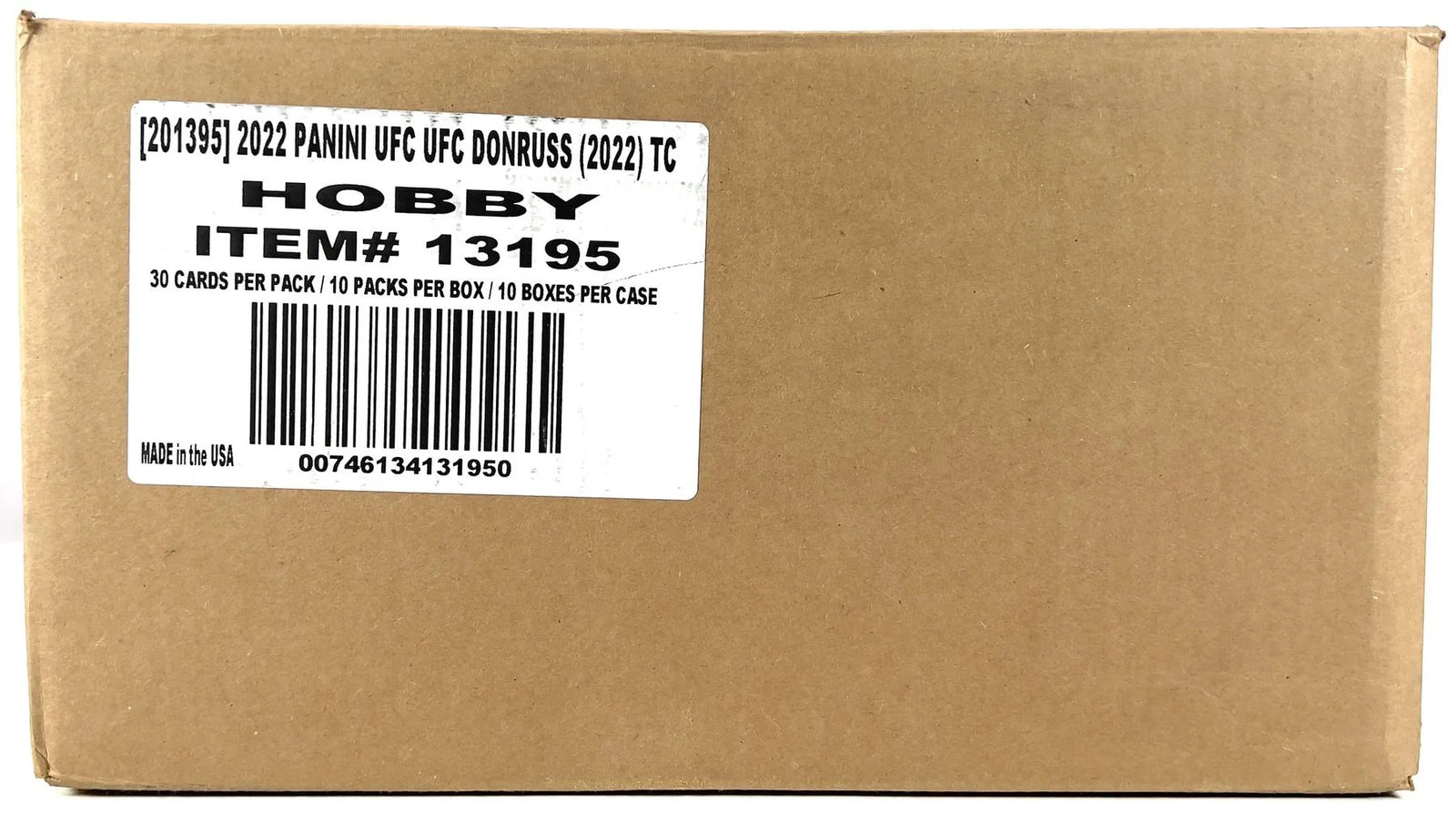 2022 Panini Donruss UFC Hobby 10-Box Case (Ships Sealed Only)