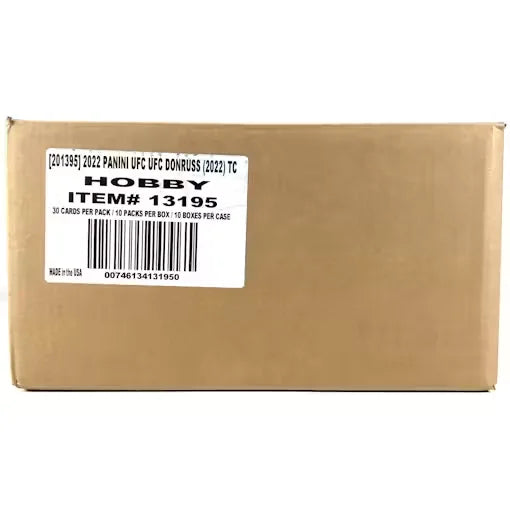 2022 Panini Donruss UFC Hobby 10-Box Case (Ships Sealed Only)