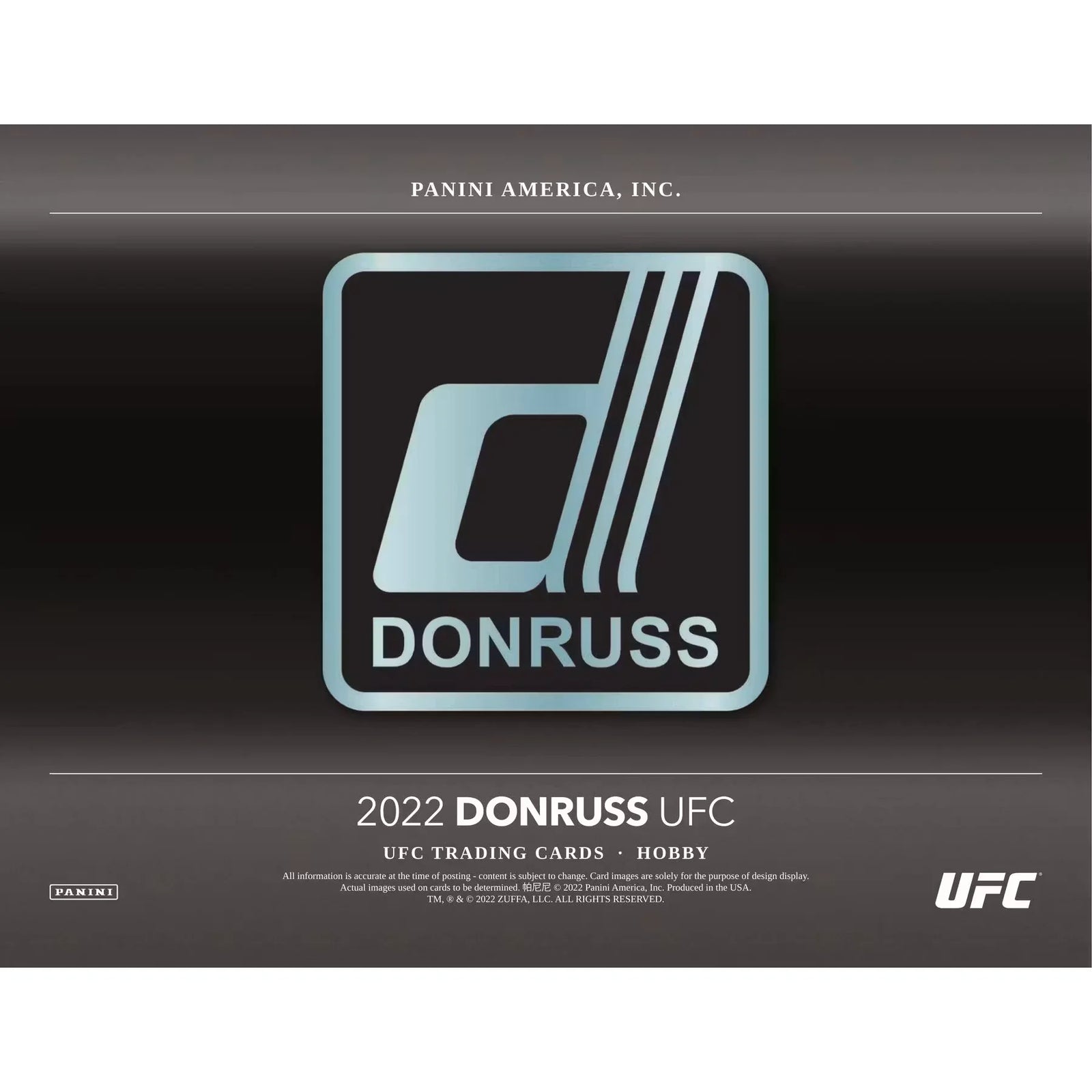 2022 Panini Donruss UFC Hobby 10-Box Case (Ships Sealed Only)
