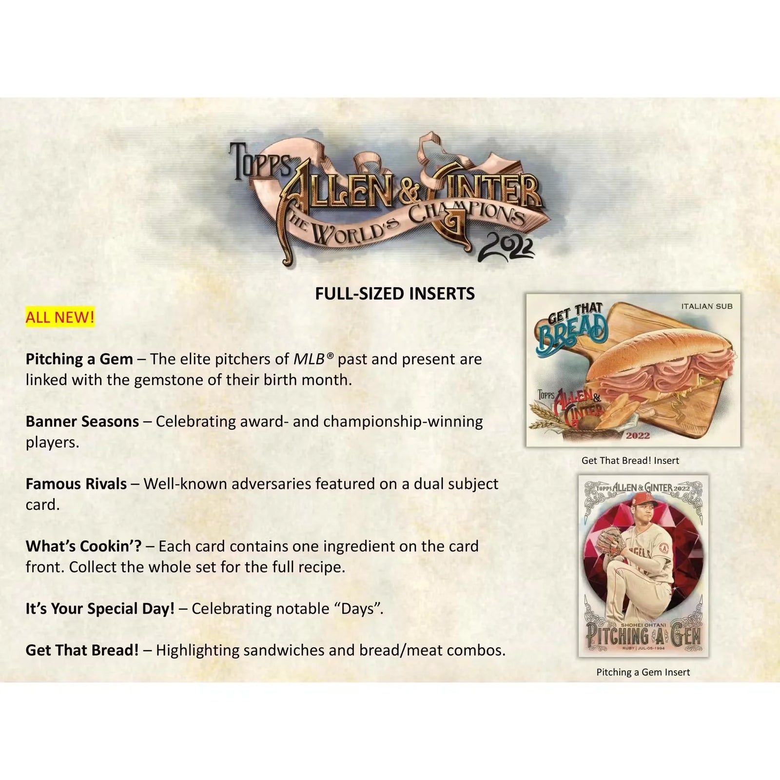 2022 Topps Allen & Ginter Baseball Hobby 12-Box Case (Ships Sealed Only) - D