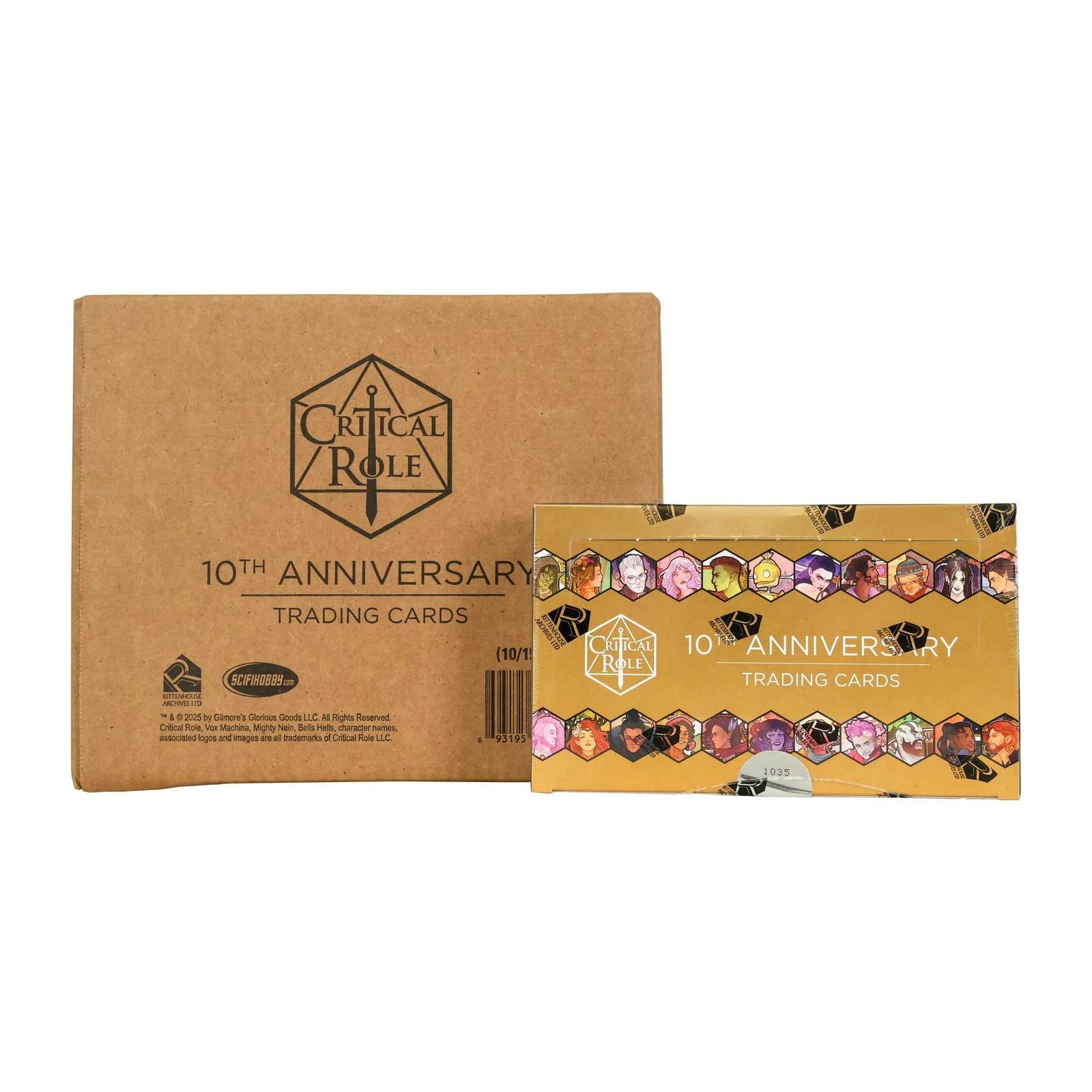 DRAFT - Critical Role 10th Anniversary Hobby 10-Box Case | 2025 Rittenhouse
