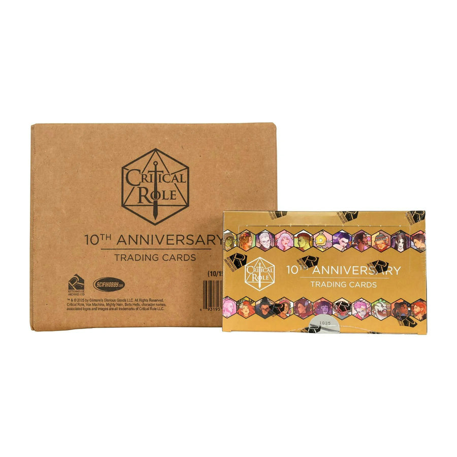 DRAFT - Critical Role 10th Anniversary Hobby 10-Box Case | 2025 Rittenhouse