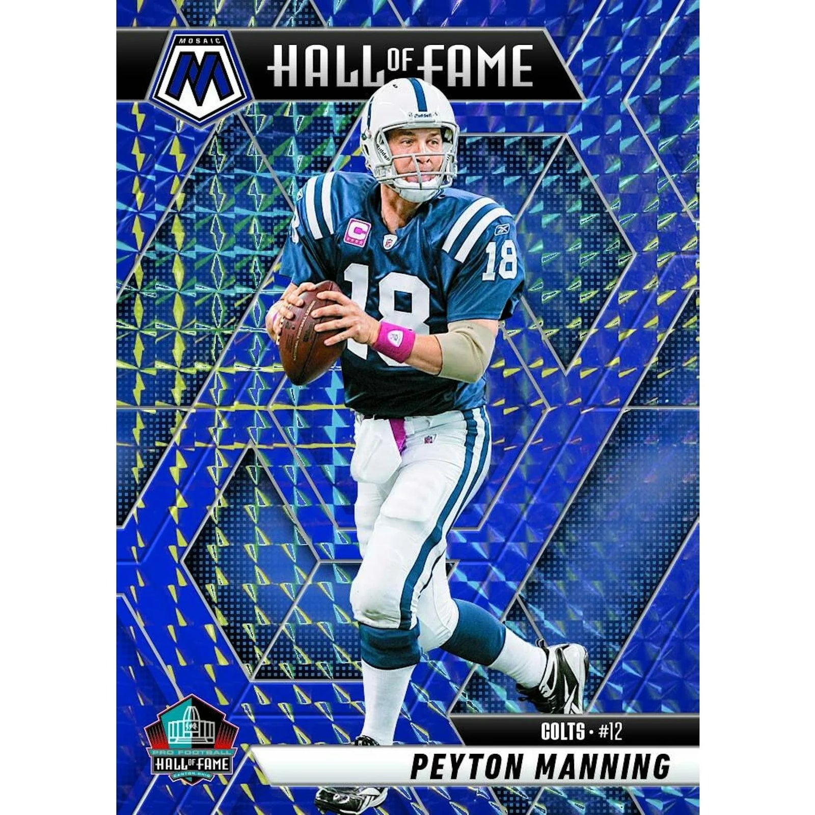 DRAFT - 2025 Panini Mosaic Football Blaster Box (Mosaic Orange Parallels) (Green Box)