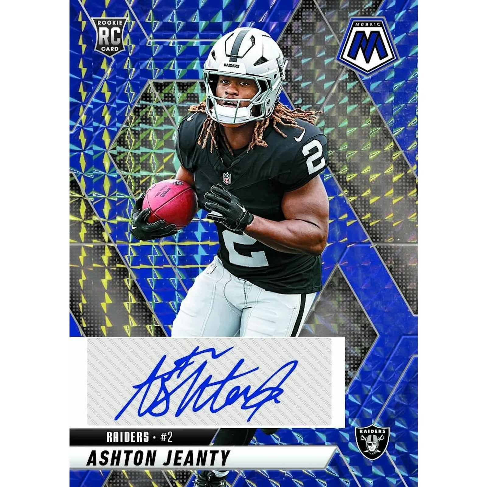 DRAFT - 2025 Panini Mosaic Football Blaster Box (Mosaic Orange Parallels) (Green Box)