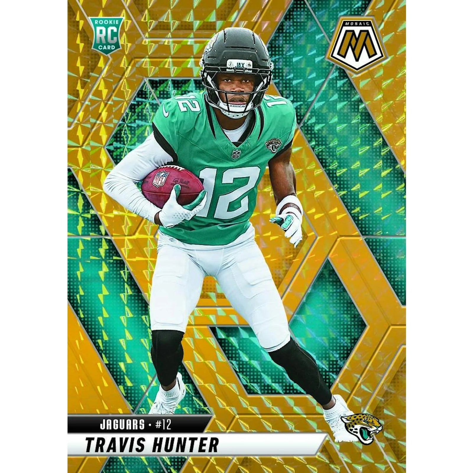 DRAFT - 2025 Panini Mosaic Football Blaster Box (Mosaic Orange Parallels) (Green Box)