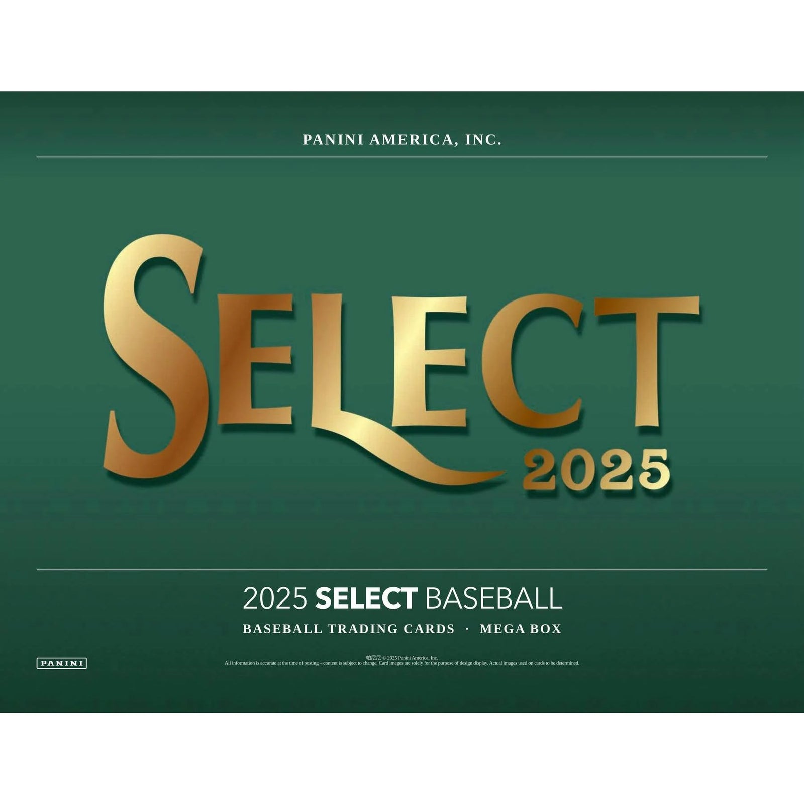 DRAFT - 2025 Panini Select Baseball Mega Box