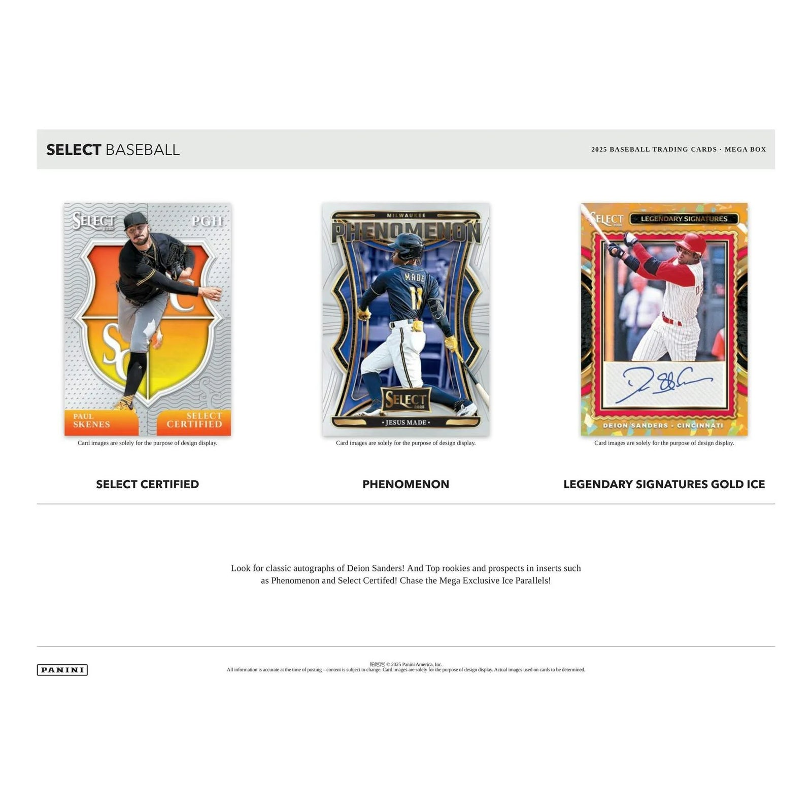 DRAFT - 2025 Panini Select Baseball Mega Box
