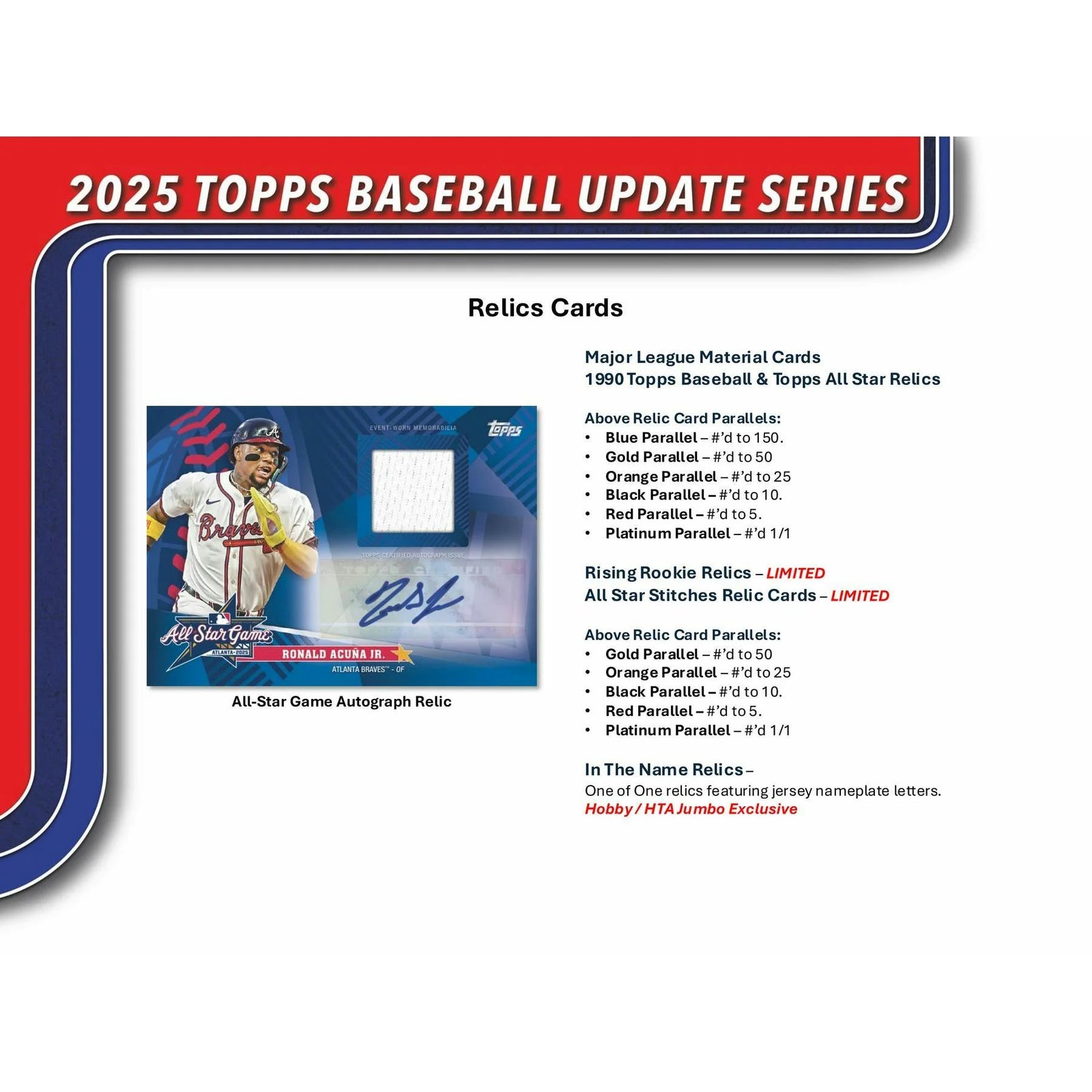 DRAFT - New 2025 Topps Update Series Baseball Hobby 12-Box Case