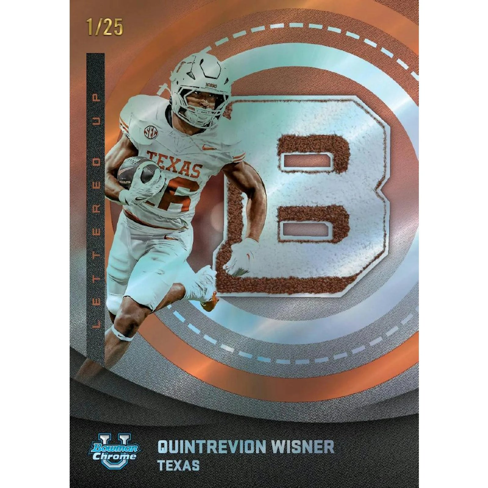 DRAFT - 2025 Bowman University Chrome Football Blaster Box