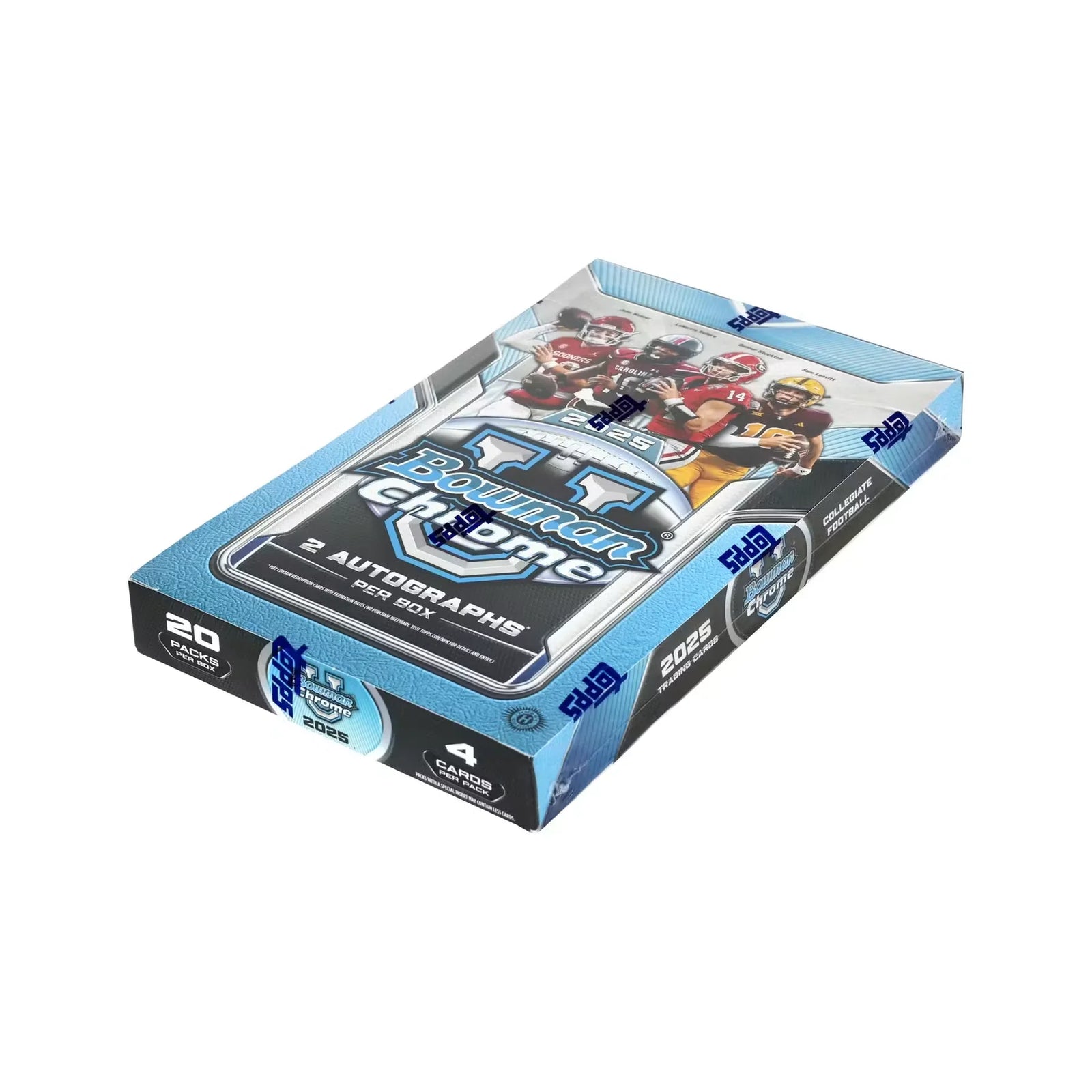 2025 Bowman University Chrome Football Hobby Box (Ships Sealed Only) - D
