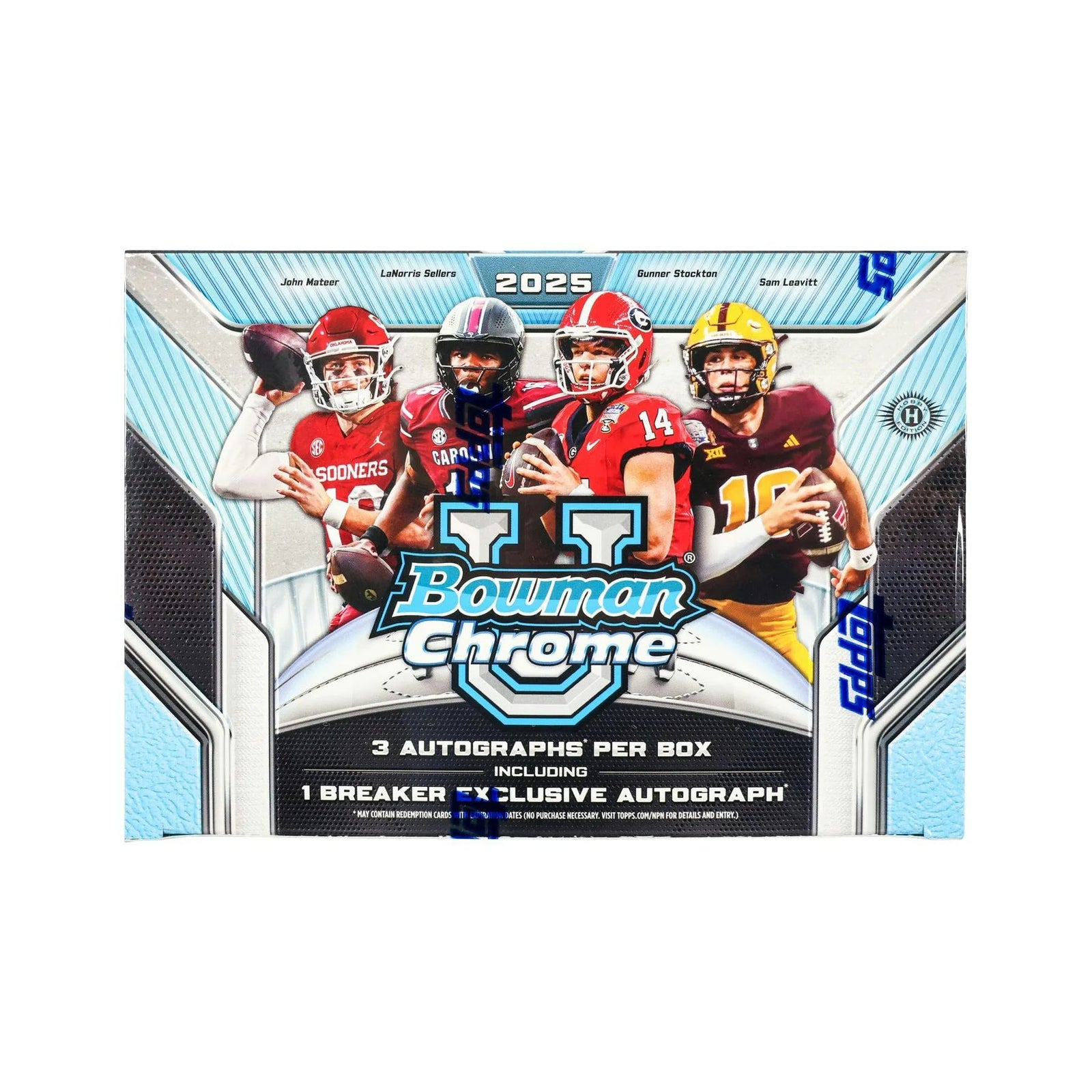 DRAFT - 2025 Bowman University Chrome Football Delight Box