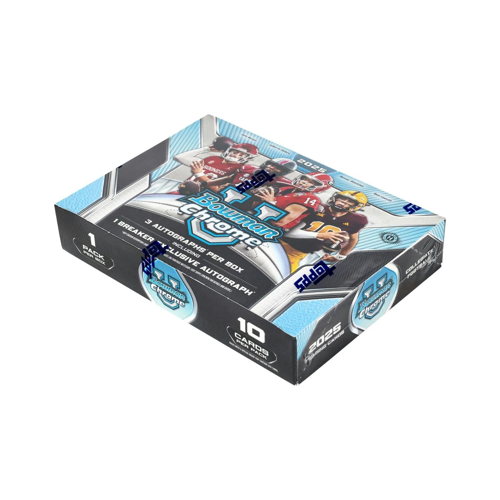 DRAFT - 2025 Bowman University Chrome Football 10-Box Case | Delight