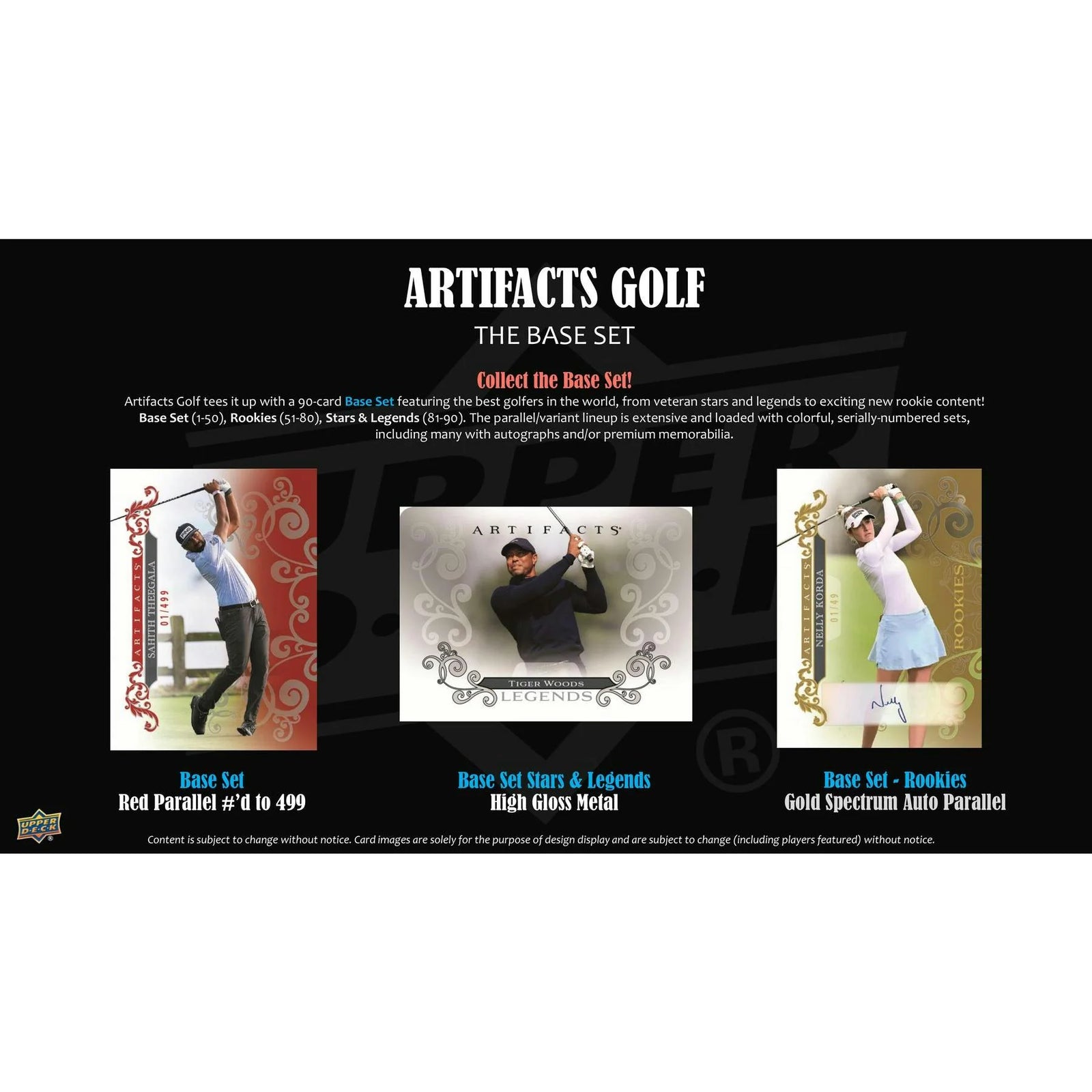 DRAFT - Presell 2026 Upper Deck Artifacts Golf Hobby Box (Presell) Releases Jun. 24th, 2026