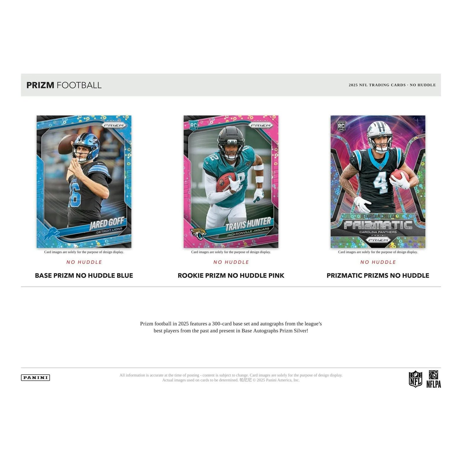 DRAFT - 2025 Panini Prizm Football No Huddle Box | SKU BVAJ0N39N3