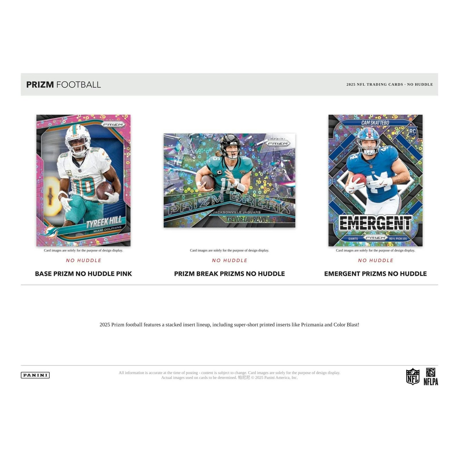 DRAFT - 2025 Panini Prizm Football No Huddle 20-Box Case