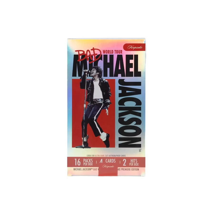 2025 Michael Jackson Bad World Tour Keepsake Premiere Edition Hobby Box