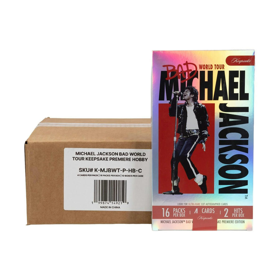 DRAFT - Michael Jackson Bad World Tour Keepsake 2025 Hobby 10-Box Case | Premiere Edition