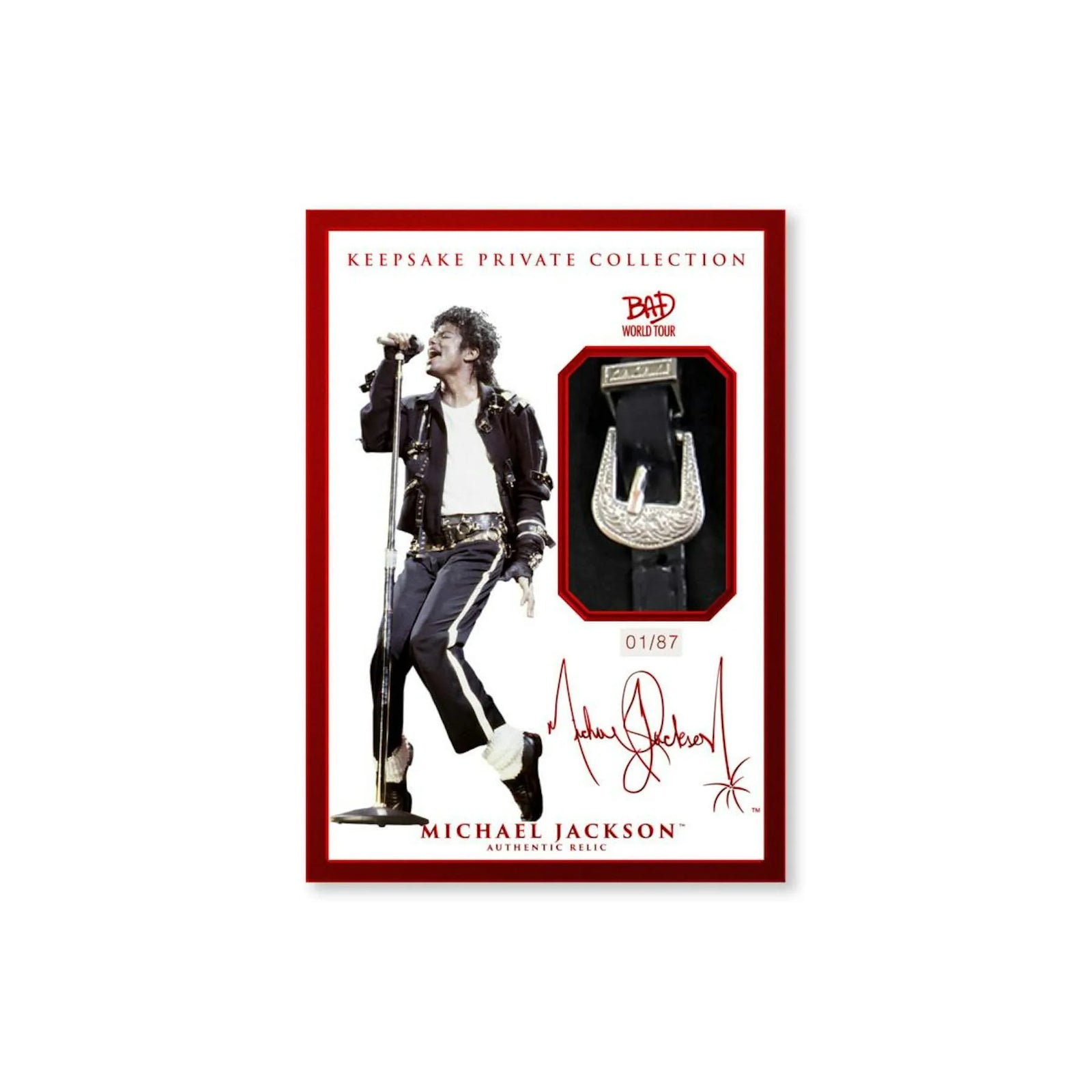 DRAFT - Michael Jackson Bad World Tour Keepsake 2025 Hobby 10-Box Case | Premiere Edition
