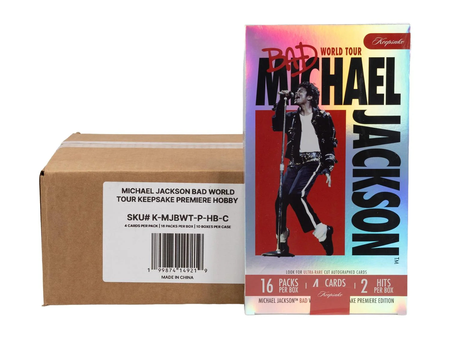 DRAFT - Michael Jackson Bad World Tour Keepsake 2025 Hobby 10-Box Case | Premiere Edition