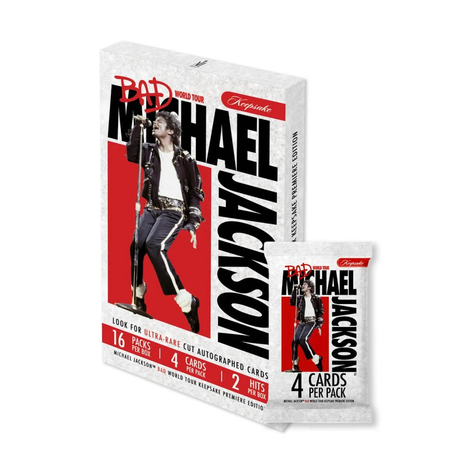 DRAFT - Michael Jackson Bad World Tour Keepsake 2025 Hobby 10-Box Case | Premiere Edition