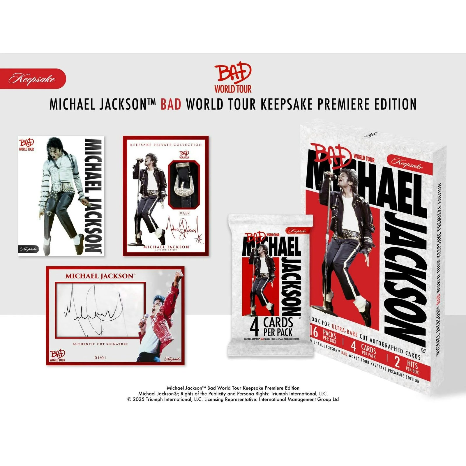 DRAFT - Michael Jackson Bad World Tour Keepsake Premiere Edition Breaker Box | 2025