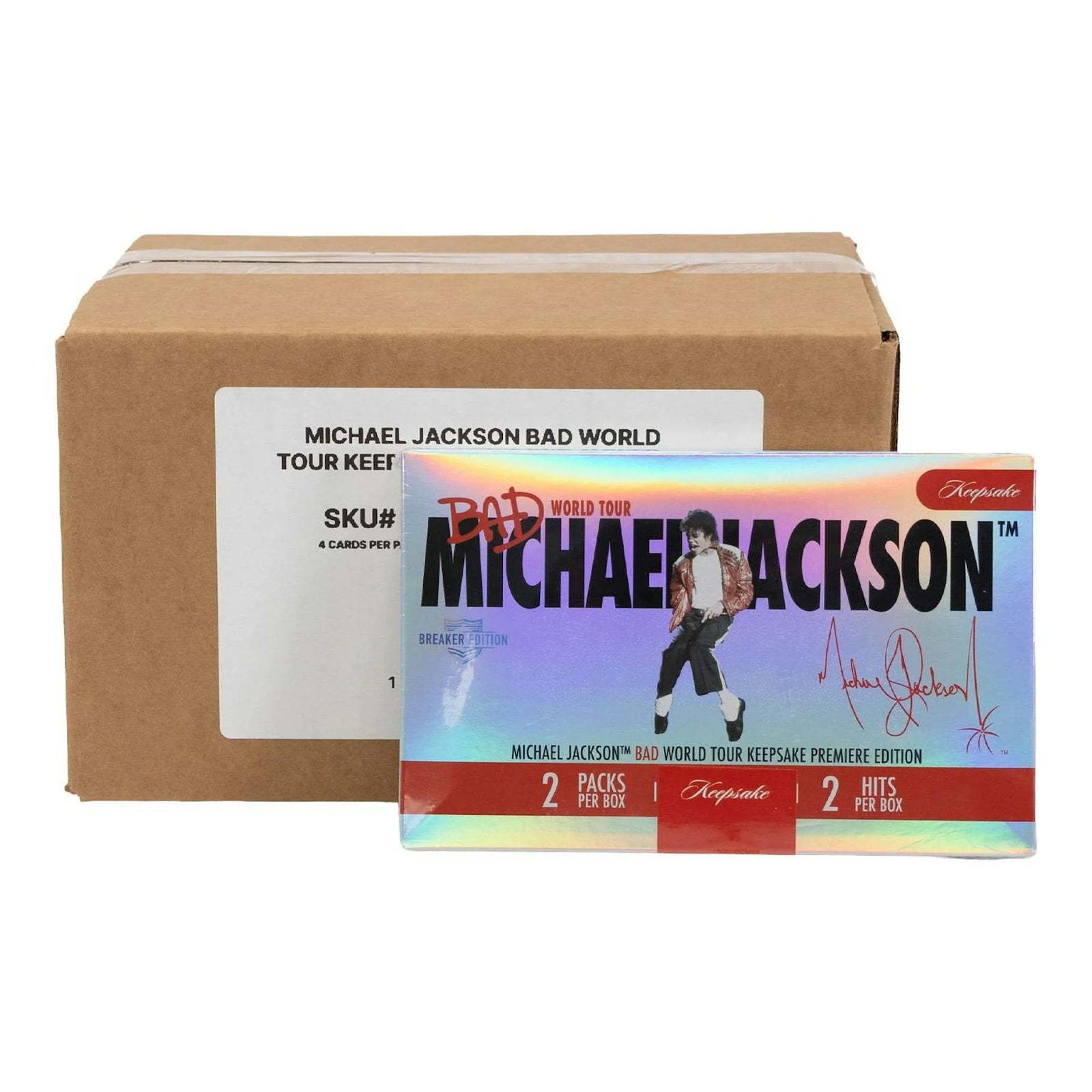 DRAFT - Michael Jackson Bad World Tour Keepsake Premiere Edition Breaker 10-Box Case