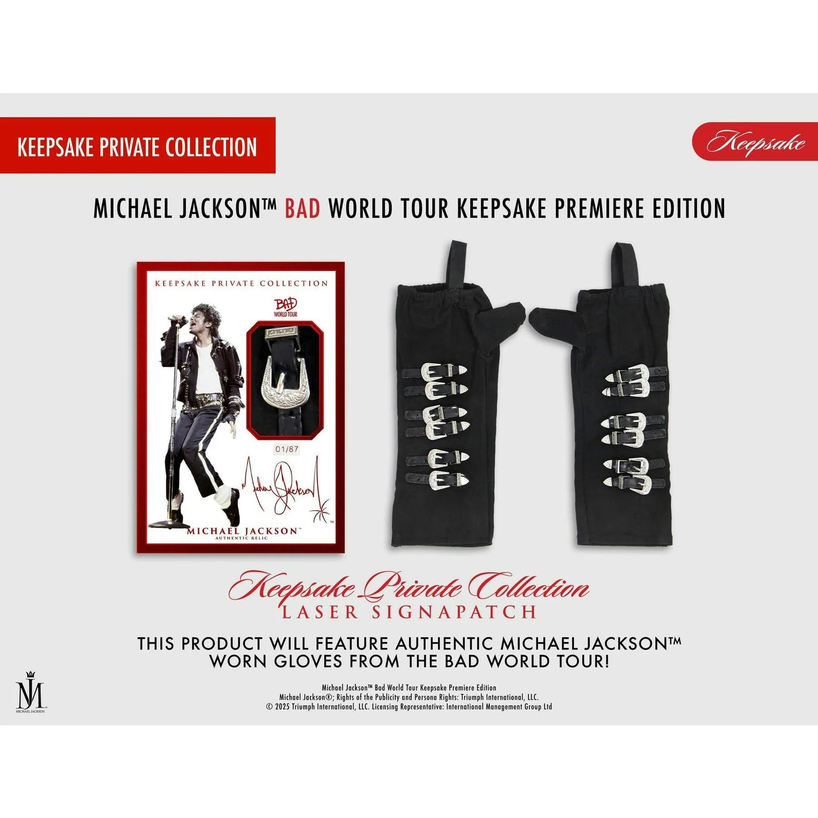 DRAFT - Michael Jackson Bad World Tour Keepsake Premiere Edition Breaker 10-Box Case