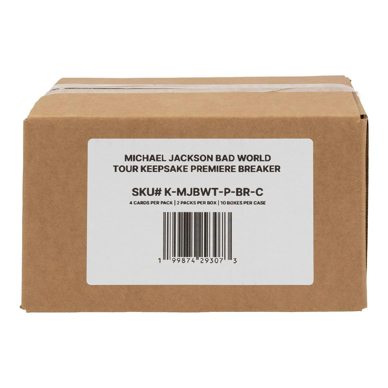 DRAFT - Michael Jackson Bad World Tour Keepsake Premiere Edition Breaker 10-Box Case