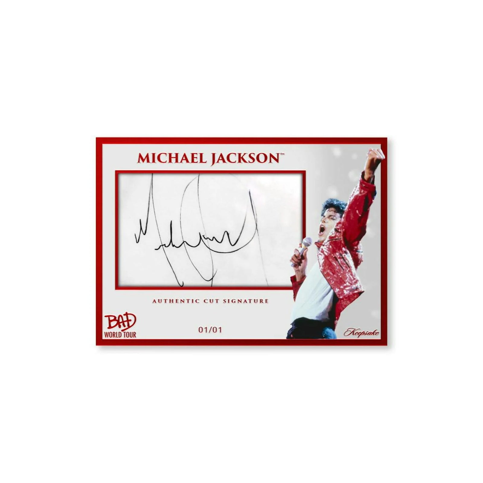 DRAFT - Michael Jackson Bad World Tour Keepsake Premiere Edition Breaker 10-Box Case