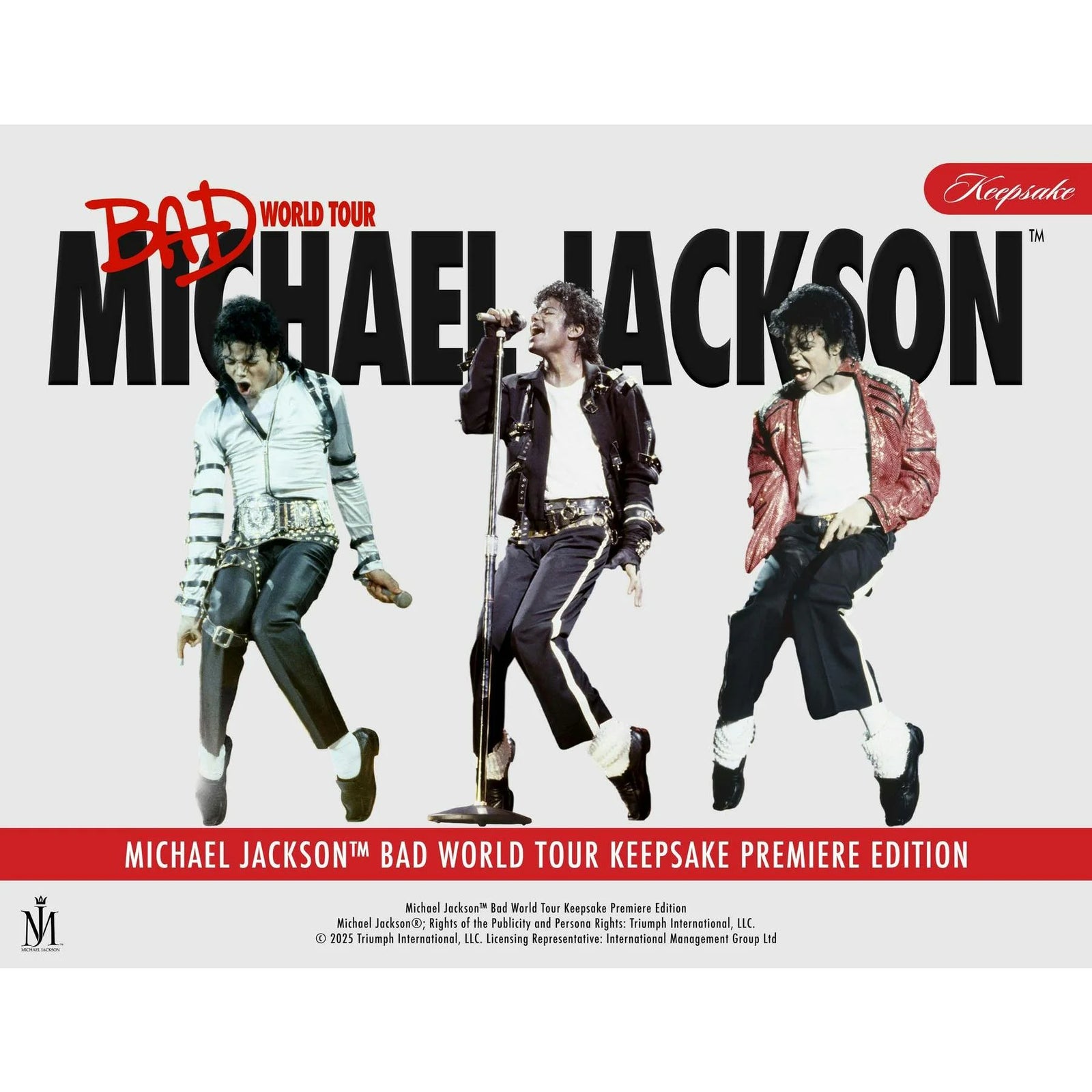 DRAFT - Michael Jackson Bad World Tour Keepsake Premiere Edition Breaker 10-Box Case