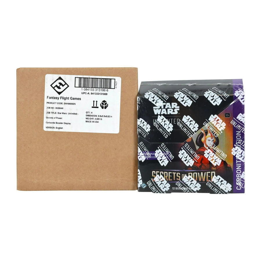 DRAFT - Star Wars Unlimited Secrets of Power Carbonite Edition Booster 4-Box Case